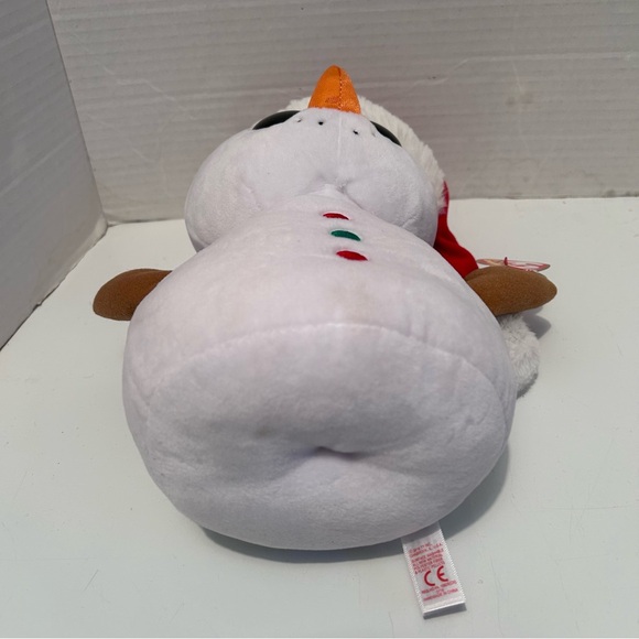 Ty Beanie Boo - Scoop the Snowman - 9" - Picture 4 of 5